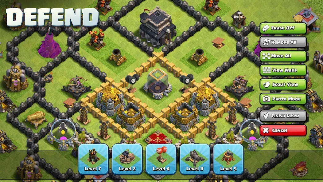 Clash of Clans (Клэш оф Клэнс) [МОД: Деньги, Монеты и Меню MOD] Screenshot 2