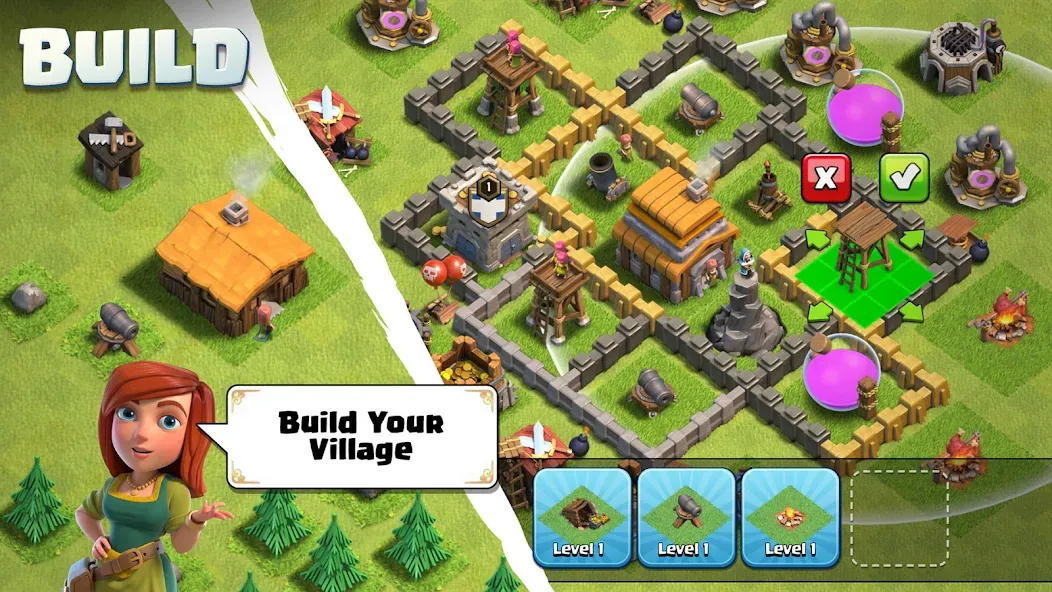 Clash of Clans (Клэш оф Клэнс) [МОД: Деньги, Монеты и Меню MOD] Screenshot 4