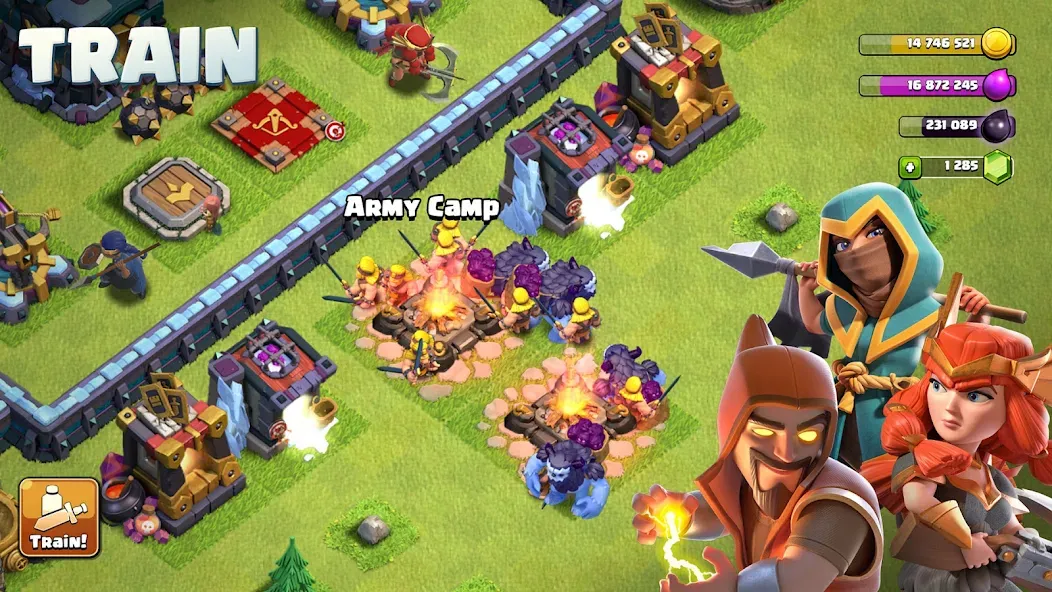 Clash of Clans (Клэш оф Клэнс) [МОД: Деньги, Монеты и Меню MOD] Screenshot 5