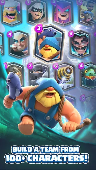Clash Royale (Клаш Рояль) [МОД: Меню, Бесконечные монеты и Открытые уровни] Screenshot 2