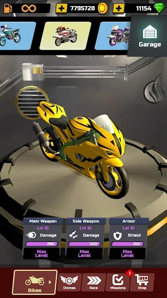 Bike Rider (Байк райдер) [МОД: Все открыто, Дополнительные деньги и Меню MOD] Screenshot 3