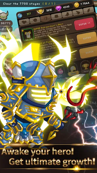 +9 God Blessing Cash Knight [МОД: Много монет, Открытые уровни и Мега MOD] Screenshot 1