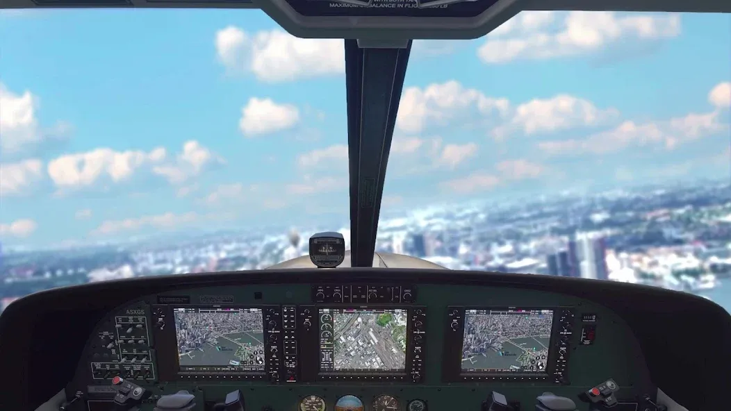 Flight Simulator - Plane Games [МОД: Меню, Бесконечные монеты и Открытые уровни] Screenshot 3