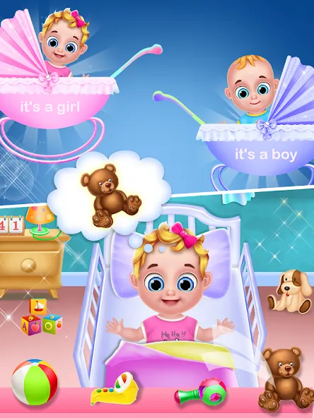Mom Babysitting Game [МОД: Меню, Бесконечные монеты и Открытые уровни] Screenshot 3