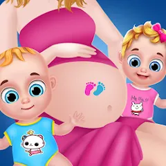 Скачать Mom Babysitting Game [МОД: Меню, Бесконечные монеты и Открытые уровни] | Взлом Mom Babysitting Game на Андроид