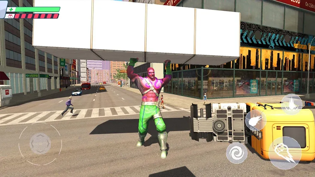 Super City Heroes:Super Battle (упер Герои Города) [МОД: Бесконечные деньги, Монеты и Мега MOD] Screenshot 2