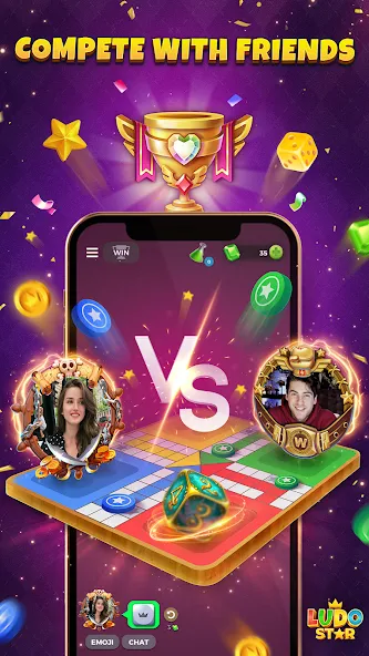 Ludo STAR: Online Dice Game (Лудо СТАР) [МОД: Меню, Бесконечные монеты и Открытые уровни] Screenshot 2