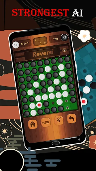 Reversi - Classic Reversi Game (Реверси) [МОД: Деньги, Монеты и Меню MOD] Screenshot 3