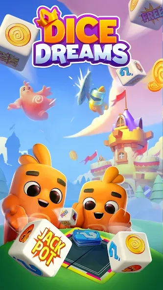 Dice Dreams™️ [МОД: Бесконечные деньги, Монеты и Мега MOD] Screenshot 1