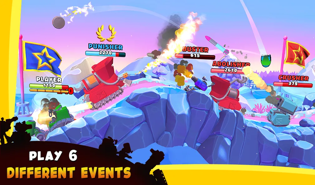 Hills of Steel 2 (Хиллз оф Стил 2) [МОД: Меню, Бесконечные монеты и Открытые уровни] Screenshot 1