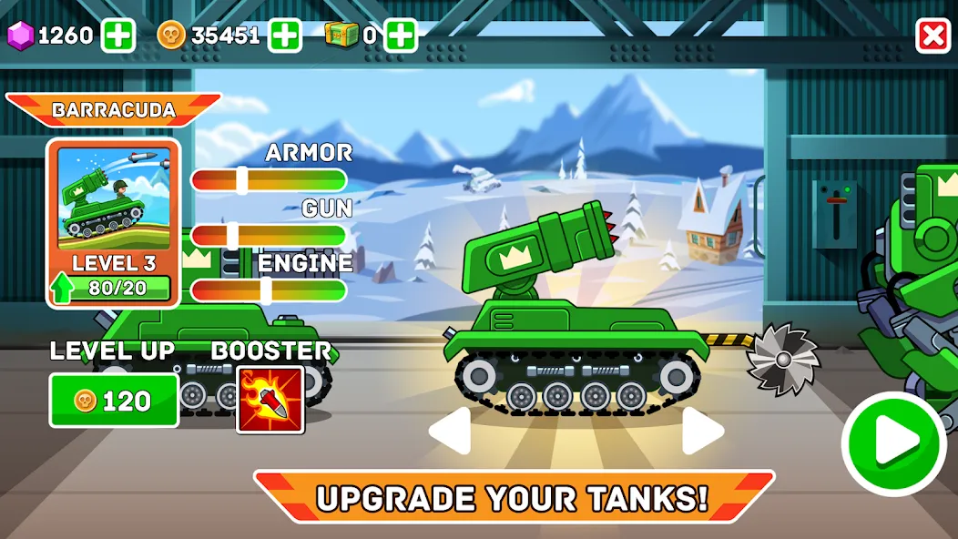 Hills of Steel (Хиллс оф Стил) [МОД: Бесконечные деньги, Монеты и Мега MOD] Screenshot 3