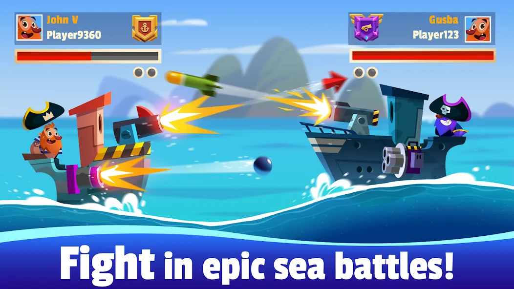Oceans of Steel (Океаны стали) [МОД: Бесконечные деньги, Монеты и Мега MOD] Screenshot 1