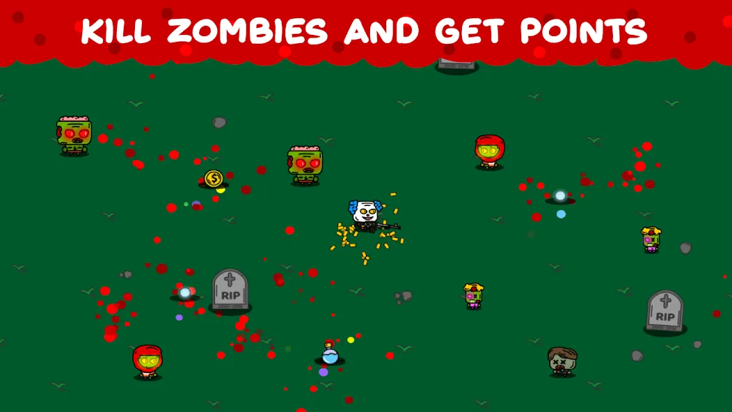 Zombie Loop - Shooter survival (Зомби Луп) [МОД: Все открыто, Дополнительные деньги и Меню MOD] Screenshot 1