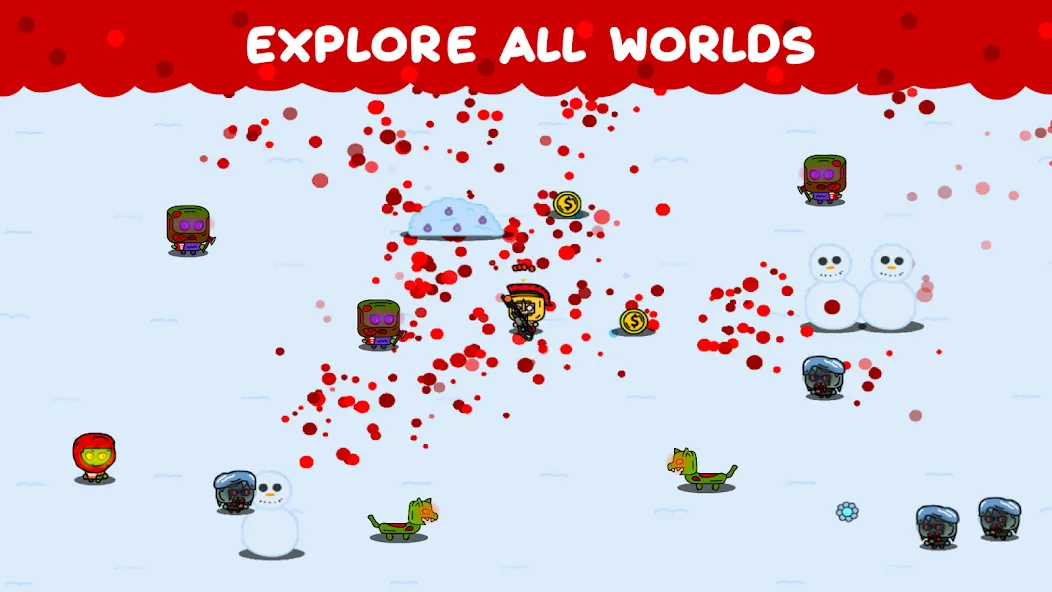 Zombie Loop - Shooter survival (Зомби Луп) [МОД: Все открыто, Дополнительные деньги и Меню MOD] Screenshot 2