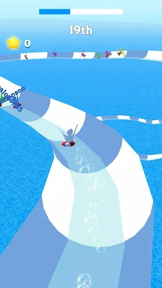 Waterpark Super Slide (Ватерпарк Супер Слайд) [МОД: Много монет, Открытые уровни и Мега MOD] Screenshot 4