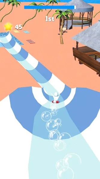 Waterpark Super Slide (Ватерпарк Супер Слайд) [МОД: Много монет, Открытые уровни и Мега MOD] Screenshot 5