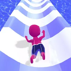 Скачать Waterpark Super Slide (Ватерпарк Супер Слайд) [МОД: Много монет, Открытые уровни и Мега MOD] | Взлом Waterpark Super Slide на Андроид