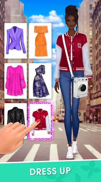 Fashion Triple Match: Dress Up (Фэшн Мердж) [МОД: Меню, Бесконечные монеты и Открытые уровни] Screenshot 3