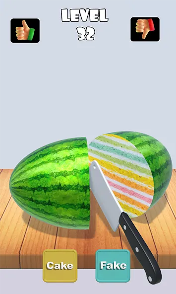 Cake or Fake Challenge! [МОД: Меню, Бесконечные монеты и Открытые уровни] Screenshot 3