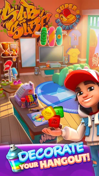 Subway Surfers Blast (Сабвей Серферс Бласт) [МОД: Много денег, Монет и Все открыто] Screenshot 1