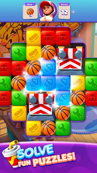 Subway Surfers Blast (Сабвей Серферс Бласт) [МОД: Много денег, Монет и Все открыто] Screenshot 4