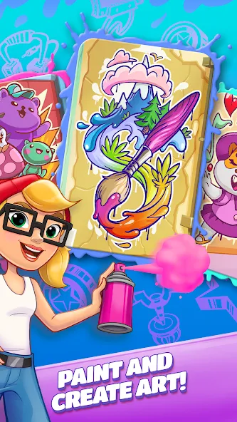 Subway Surfers Match (Сабвей Серферс Матч) [МОД: Меню, Бесконечные монеты и Открытые уровни] Screenshot 3