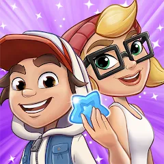 Скачать Subway Surfers Match (Сабвей Серферс Матч) [МОД: Меню, Бесконечные монеты и Открытые уровни] | Взлом Subway Surfers Match на Андроид