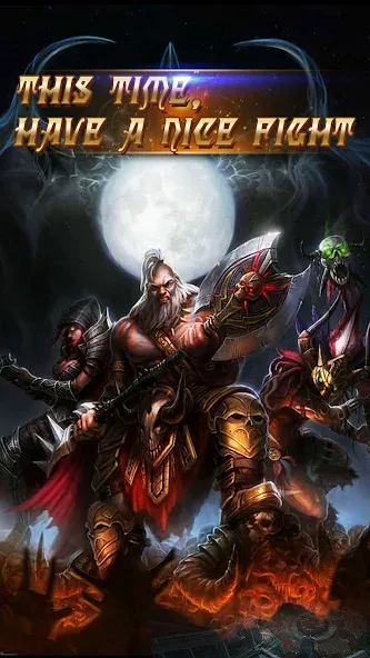 Dark God of War：Idle AFK RPG [МОД: Деньги, Монеты и Меню MOD] Screenshot 1
