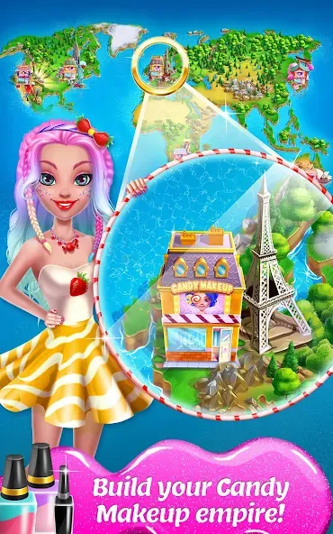 Candy Makeup Beauty Game [МОД: Много денег, Монет и Все открыто] Screenshot 5