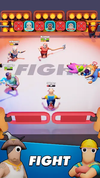Gang Battle Party: Animals 3D [МОД: Много денег, Монет и Все открыто] Screenshot 4