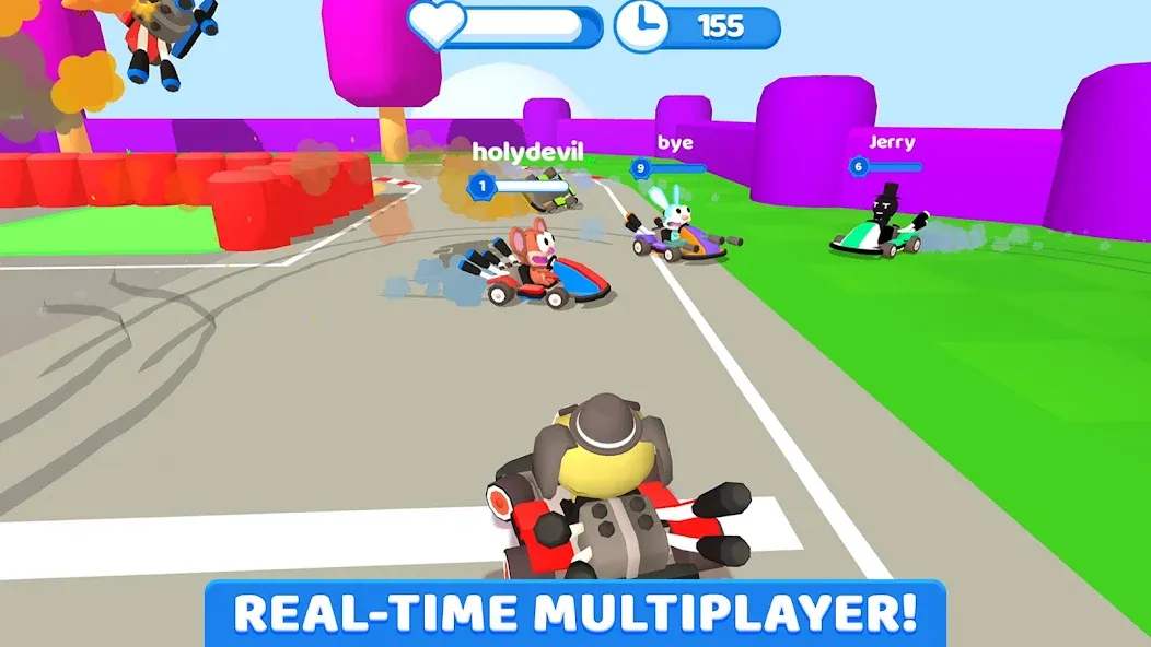 SmashKarts.io [МОД: Бесконечные деньги, Монеты и Мега MOD] Screenshot 1