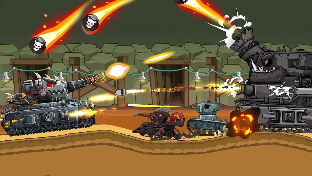 Tank Arena Steel Battle (Танковая Арена Стальное Сражение) [МОД: Все открыто, Дополнительные деньги и Меню MOD] Screenshot 2