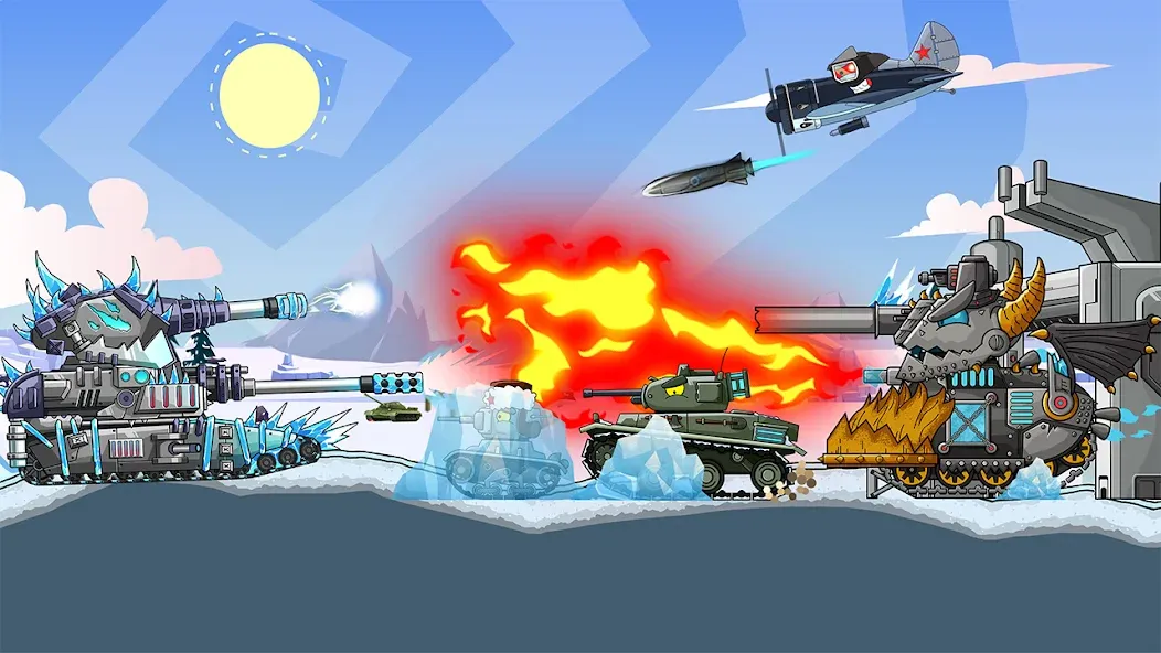 Tank Arena Steel Battle (Танковая Арена Стальное Сражение) [МОД: Все открыто, Дополнительные деньги и Меню MOD] Screenshot 5