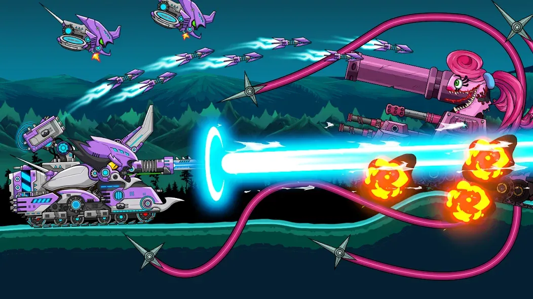 Tank Combat: War Battle (Танковый бой) [МОД: Меню, Бесконечные монеты и Открытые уровни] Screenshot 2