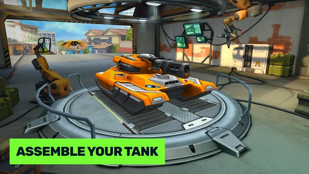 Tanki Online [МОД: Меню, Бесконечные монеты и Открытые уровни] Screenshot 1