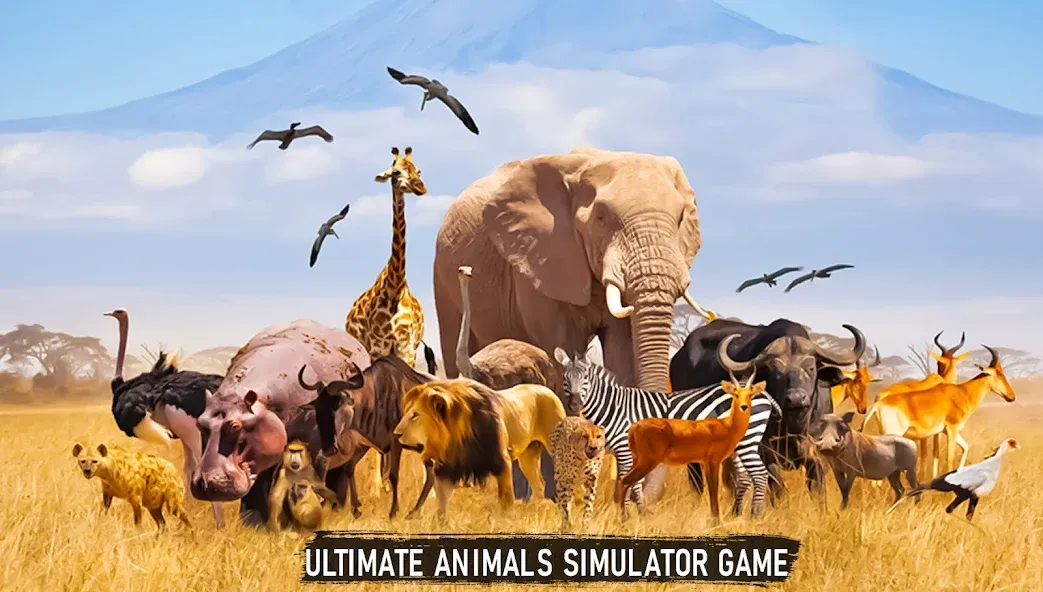 Savanna Safari: Land of Beasts (Саванна игра выживания животных) [МОД: Много денег, Монет и Все открыто] Screenshot 5