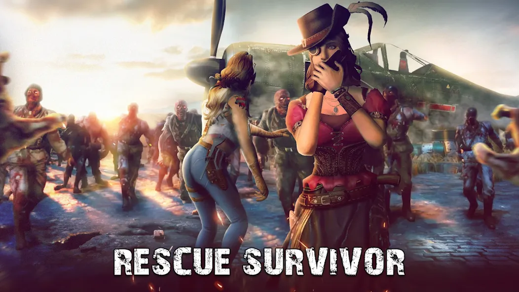 Dead Empire: Zombie War (Дед Эмпайр) [МОД: Все открыто, Дополнительные деньги и Меню MOD] Screenshot 4