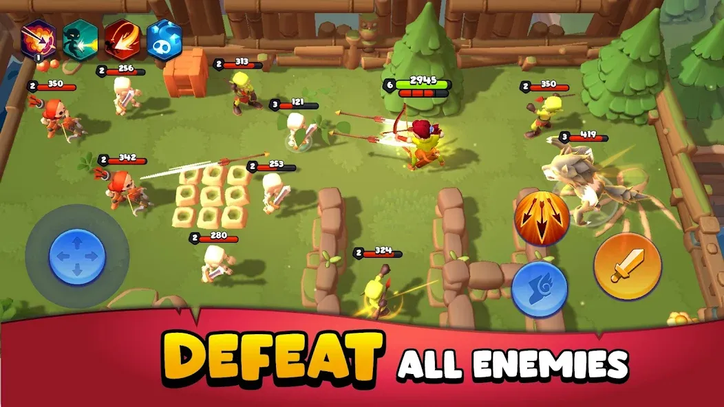 Loot Heroes: Fantasy co-op RPG (Лут Херои) [МОД: Меню, Бесконечные монеты и Открытые уровни] Screenshot 1