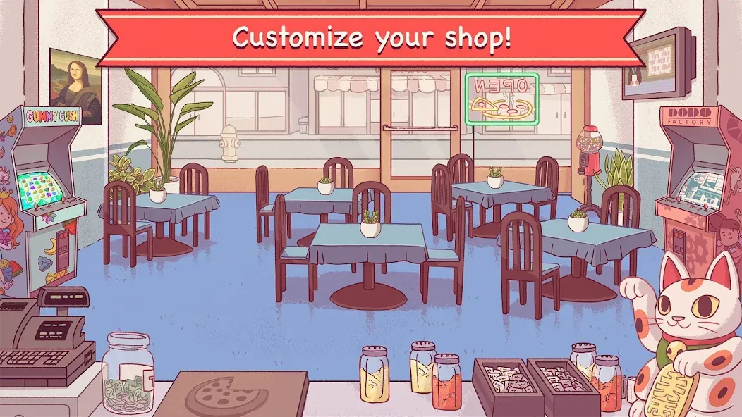 Good Pizza, Great Pizza [МОД: Меню, Бесконечные монеты и Открытые уровни] Screenshot 4