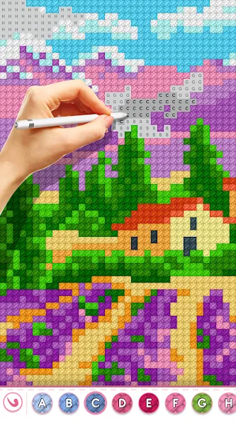 Cross Stitch Masters [МОД: Деньги, Монеты и Меню MOD] Screenshot 1