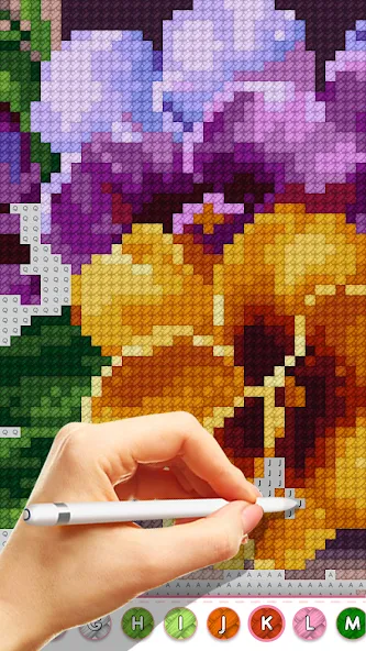 Cross Stitch Masters [МОД: Деньги, Монеты и Меню MOD] Screenshot 5