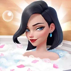 Скачать DesignVille: Merge & Story [МОД: Все открыто, Дополнительные деньги и Меню MOD] | Взлом DesignVille: Merge & Story на Андроид