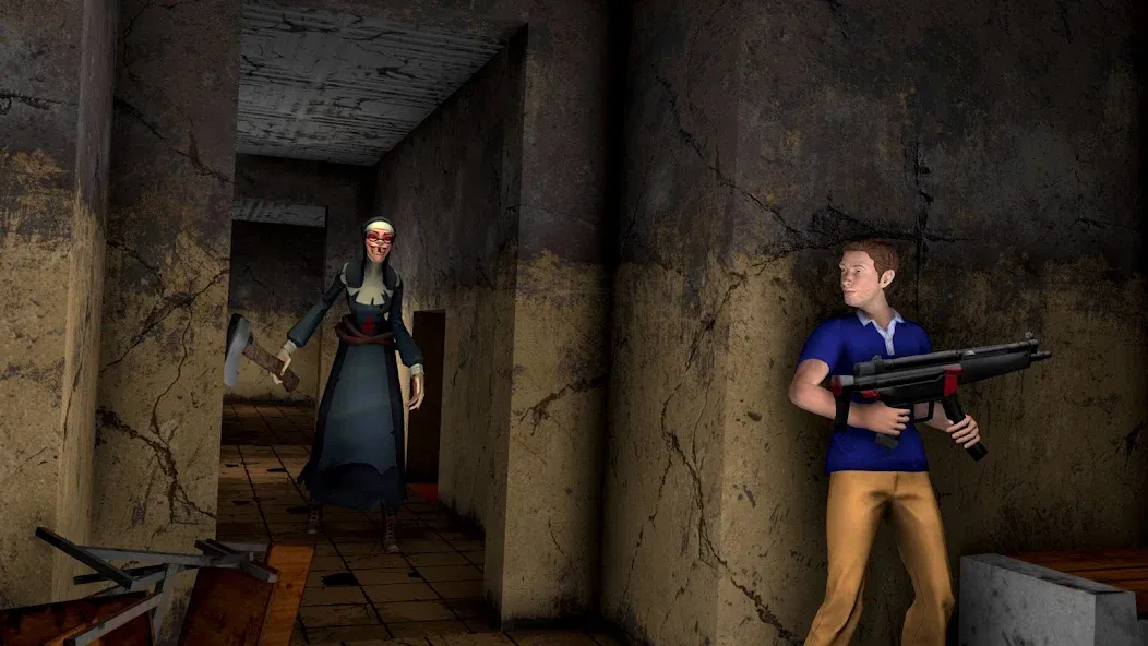 Scary Nun Horror School Escape [МОД: Деньги, Монеты и Меню MOD] Screenshot 2