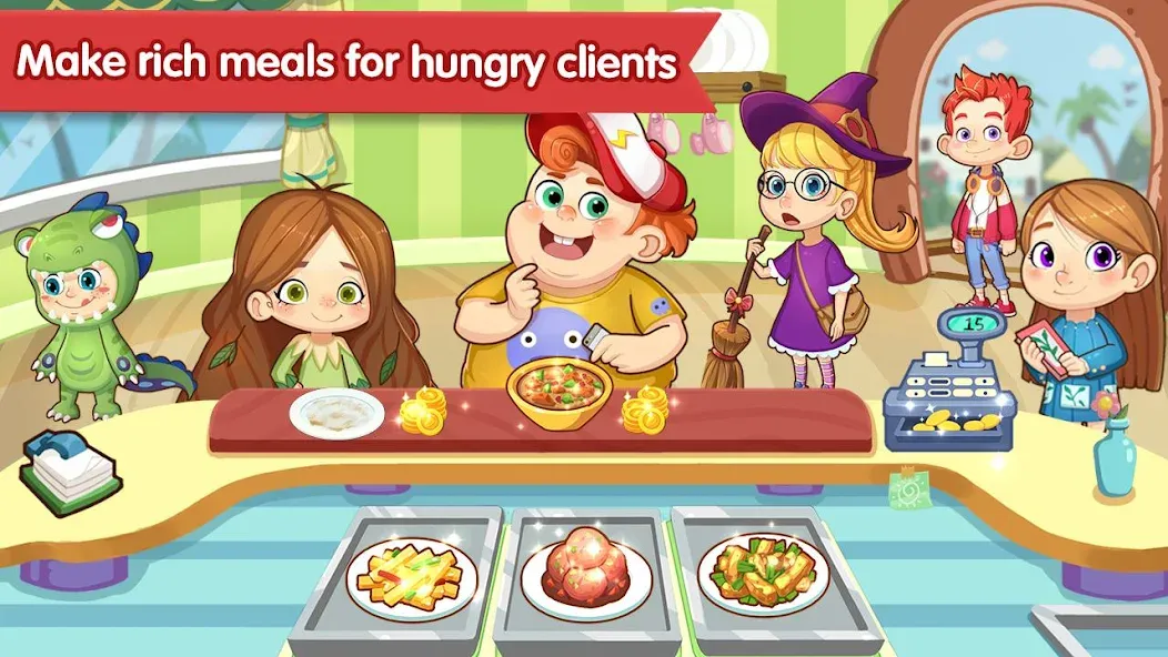 Happy Kitchen World [МОД: Бесконечные деньги, Монеты и Мега MOD] Screenshot 4