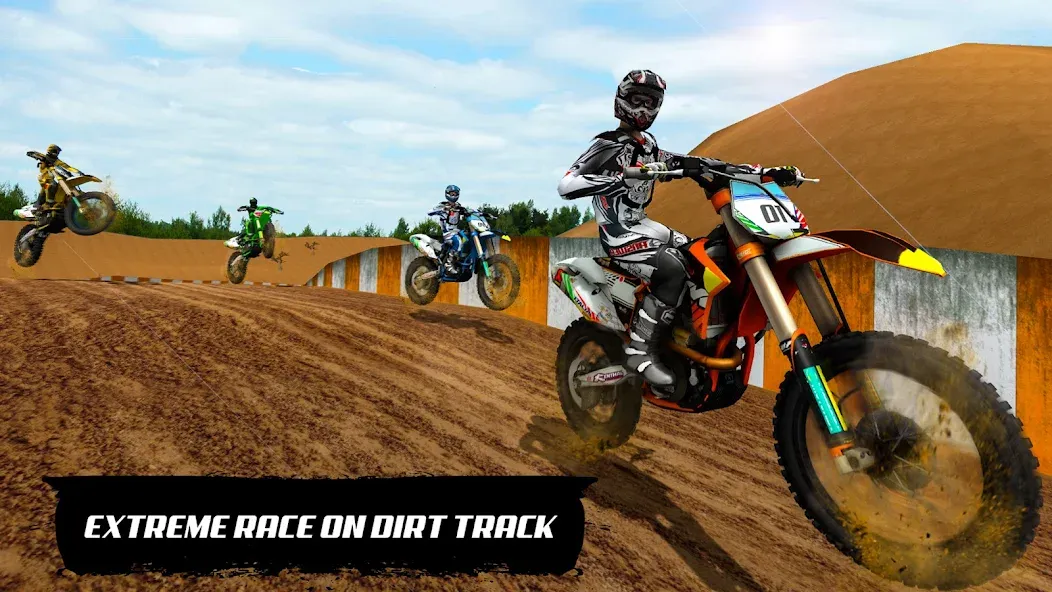 Motocross Dirt Bike Champions (Мотокросс Чемпионы Грязевых Мотоциклов) [МОД: Все открыто, Дополнительные деньги и Меню MOD] Screenshot 5