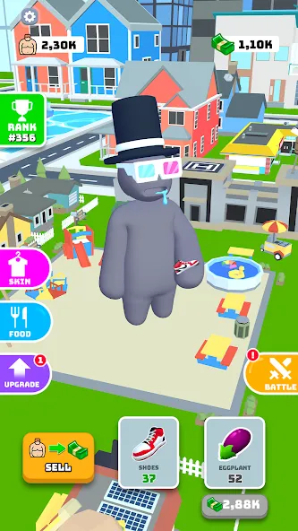 Eating Hero: Clicker Food Game (Итинг Хиро) [МОД: Много монет, Открытые уровни и Мега MOD] Screenshot 5