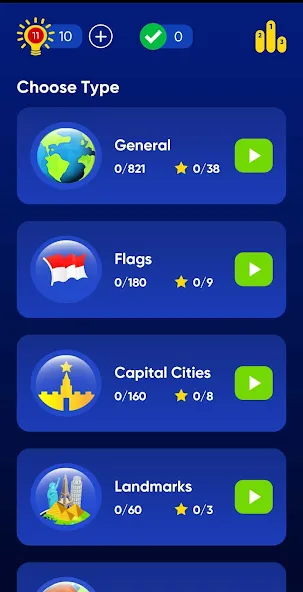 Geo Quiz: World Geo Trivia (Джио Квиз) [МОД: Деньги, Монеты и Меню MOD] Screenshot 2