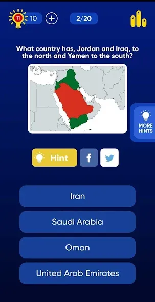 Geo Quiz: World Geo Trivia (Джио Квиз) [МОД: Деньги, Монеты и Меню MOD] Screenshot 4