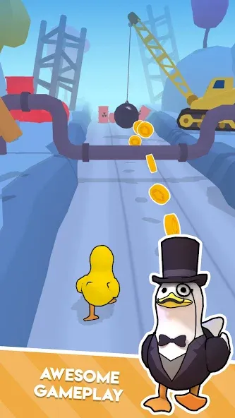 Duck On The Run (Дак он зе Ран) [МОД: Много монет, Открытые уровни и Мега MOD] Screenshot 2