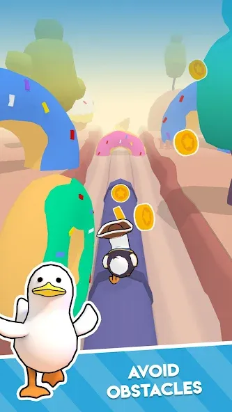 Duck On The Run (Дак он зе Ран) [МОД: Много монет, Открытые уровни и Мега MOD] Screenshot 3